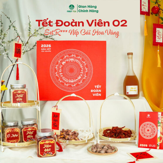 Hộp Quà Tết Đoàn Viên 02: Rượu Nếp Cái Hoa Vàng Hộp Quà Tết Đoàn Viên 02: Rượu Nếp Cái Hoa Vàng