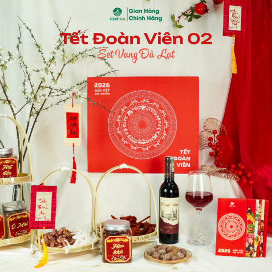 Hộp Quà Tết Đoàn Viên 2: Rượu Vang Đà Lạt Hộp Quà Tết Đoàn Viên 2: Rượu Vang Đà Lạt