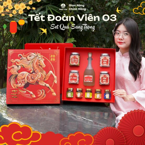 Hộp Quà Tết Đoàn Viên 03: Hộp quà sang trọng