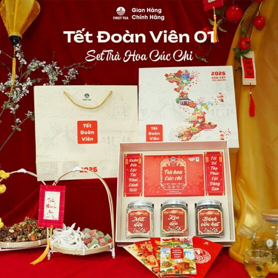 Hộp Quà Tết Đoàn Viên 1: Trà Hoa Cúc Chi
